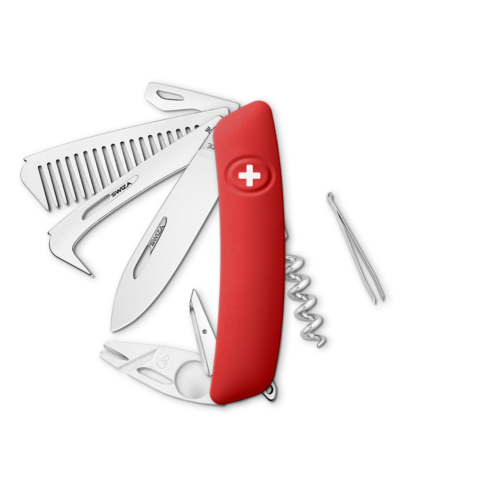 SWIZA Swiss Knife SWIZA HO09R-TT Red - KHO.0170.1000